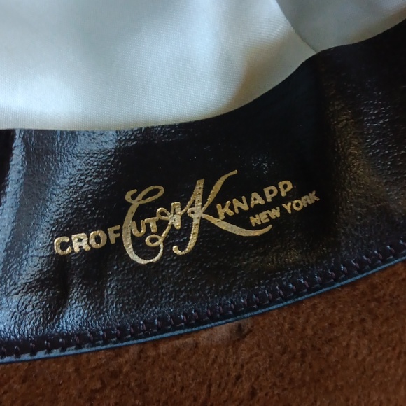 Vintage Velvet Cognac Brown Academia Hat, Small, Steampunk, Goblincore - Picture 10 of 14